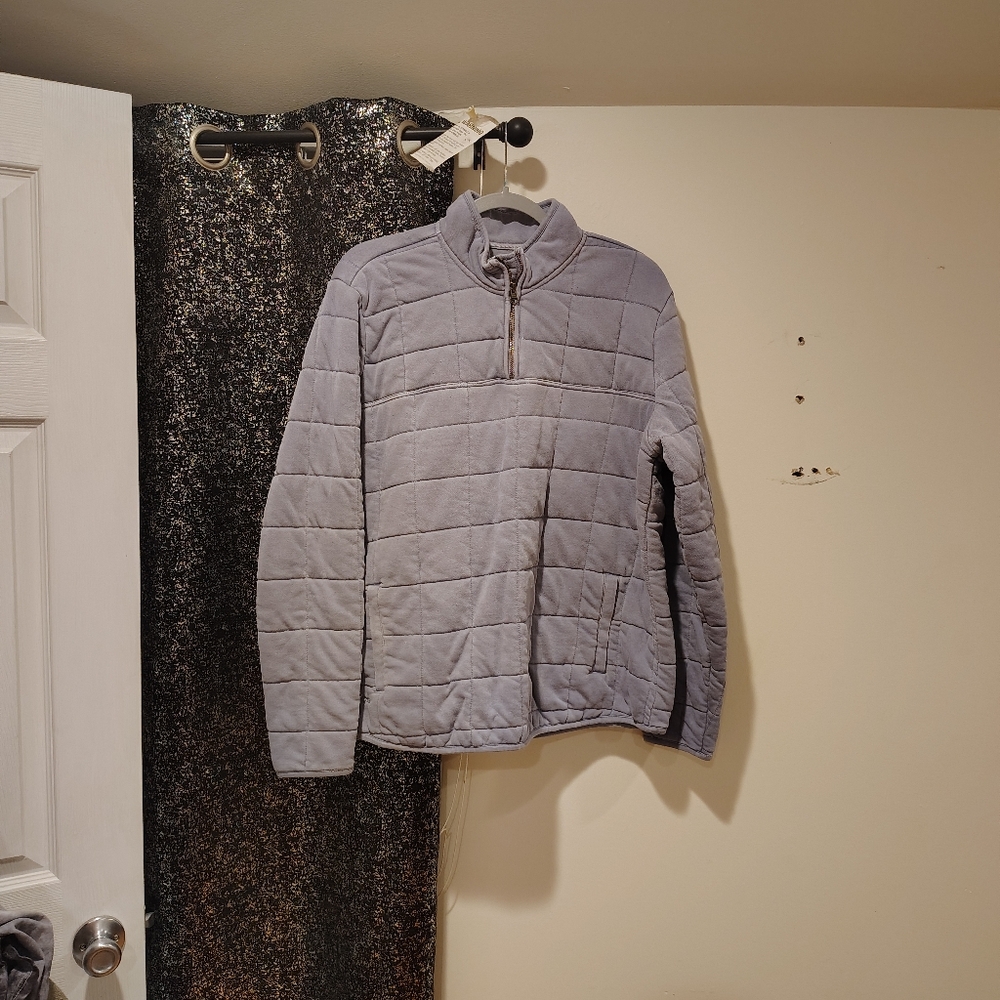 RidgeCut Three Quarter Zip Blue